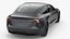 Tesla Model 3 2024 Stealth Grey Lights On 3D model