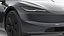 Tesla Model 3 2024 Stealth Grey Lights On 3D model