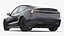 Tesla Model 3 2024 Stealth Grey Lights On 3D model