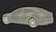 Tesla Model 3 2024 Stealth Grey Lights On 3D model