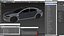 Tesla Model 3 2024 Stealth Grey Lights On 3D model