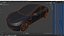 Tesla Model 3 2024 Stealth Grey Lights On 3D model