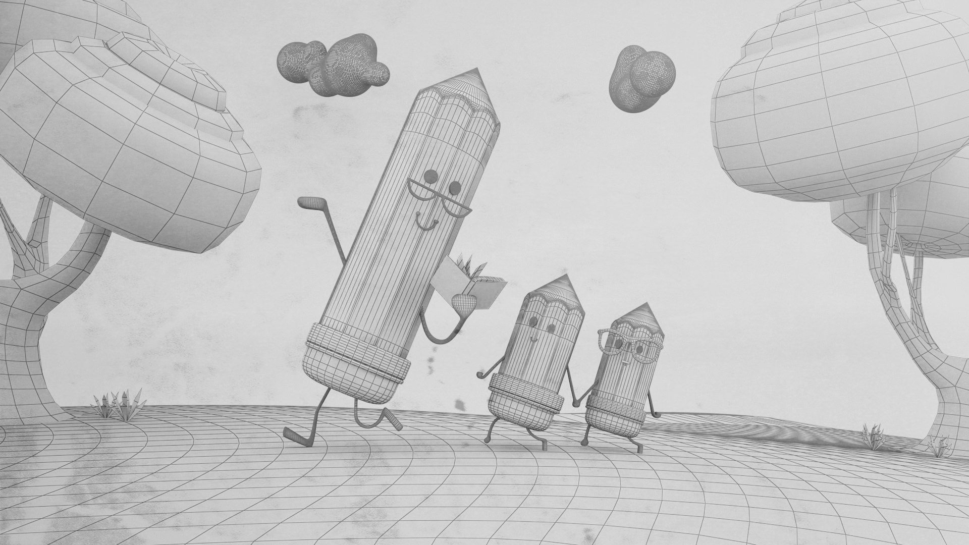 cartoon pencil 3D model https://p.turbosquid.com/ts-thumb/iV/y60pCn/ZTl9fCFa/pencilkids4/jpg/1505063919/1920x1080/fit_q87/b19b72a88eb8d5960a9830cf11b4414daf4a66e1/pencilkids4.jpg