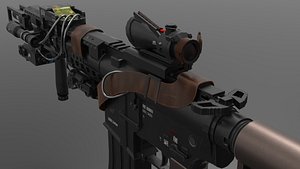 m4 military Fps - Tps 3D model