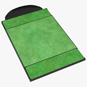 3D practice mat golf model