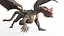3D Fantasy Dragon Walking Animated Rigged For Maya