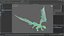 3D Fantasy Dragon Walking Animated Rigged For Maya