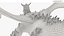 3D Fantasy Dragon Walking Animated Rigged For Maya