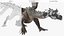 3D Fantasy Dragon Walking Animated Rigged For Maya