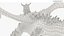 3D Fantasy Dragon Walking Animated Rigged For Maya