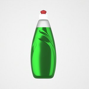 Dishwashing Detergent Bottle 3D