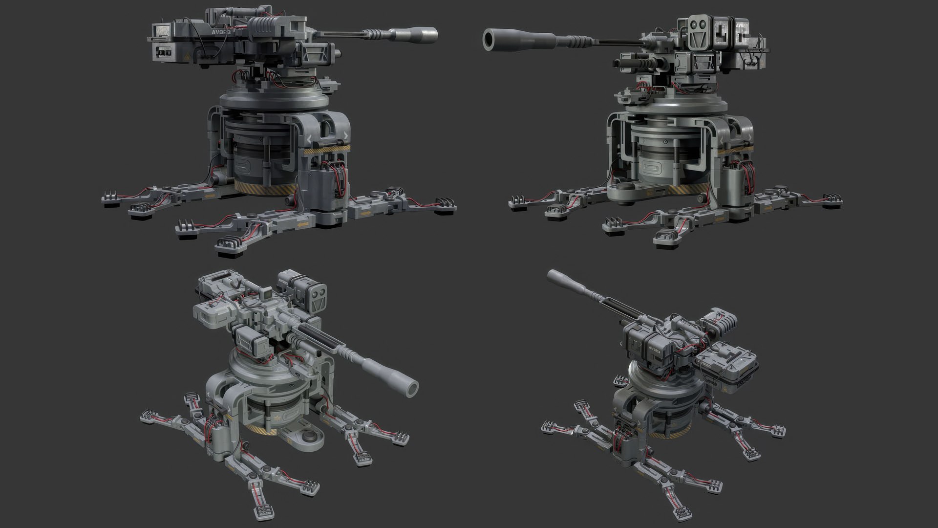 3D Sentry Gun-1-Urban-Clean model https://p.turbosquid.com/ts-thumb/iW/8KVTpR/lD/m1v3preview8/jpg/1792382705/1920x1080/fit_q87/515ef1f450f4f46d3829db3a14b386c4e90c2ee7/m1v3preview8.jpg