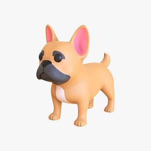 Cartoon Dog Animal 3D Model for Cartoon Characters 3D model