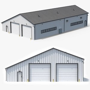 3D Industrial Building 33 model