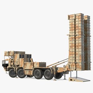 Iran Air Defence Bavar 373 Rigged for Cinema 4D 3D
