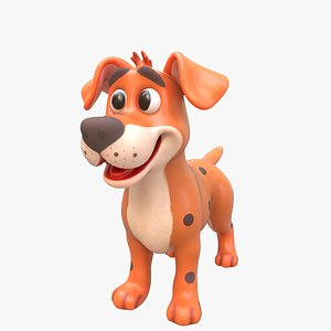 Cartoon Dog 3D model