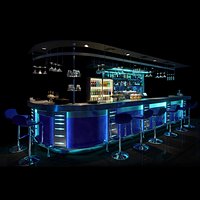 Bar Counter in Night Club