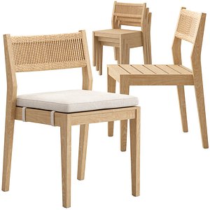 CastleRy Rio Outdoor Dining Chair 3D