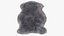 Natural Sheepskin Rug Grey Fur