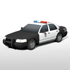 los angeles police car model