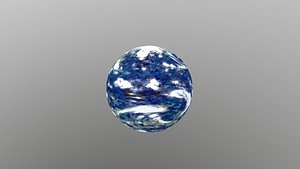 3D Low Poly Planet