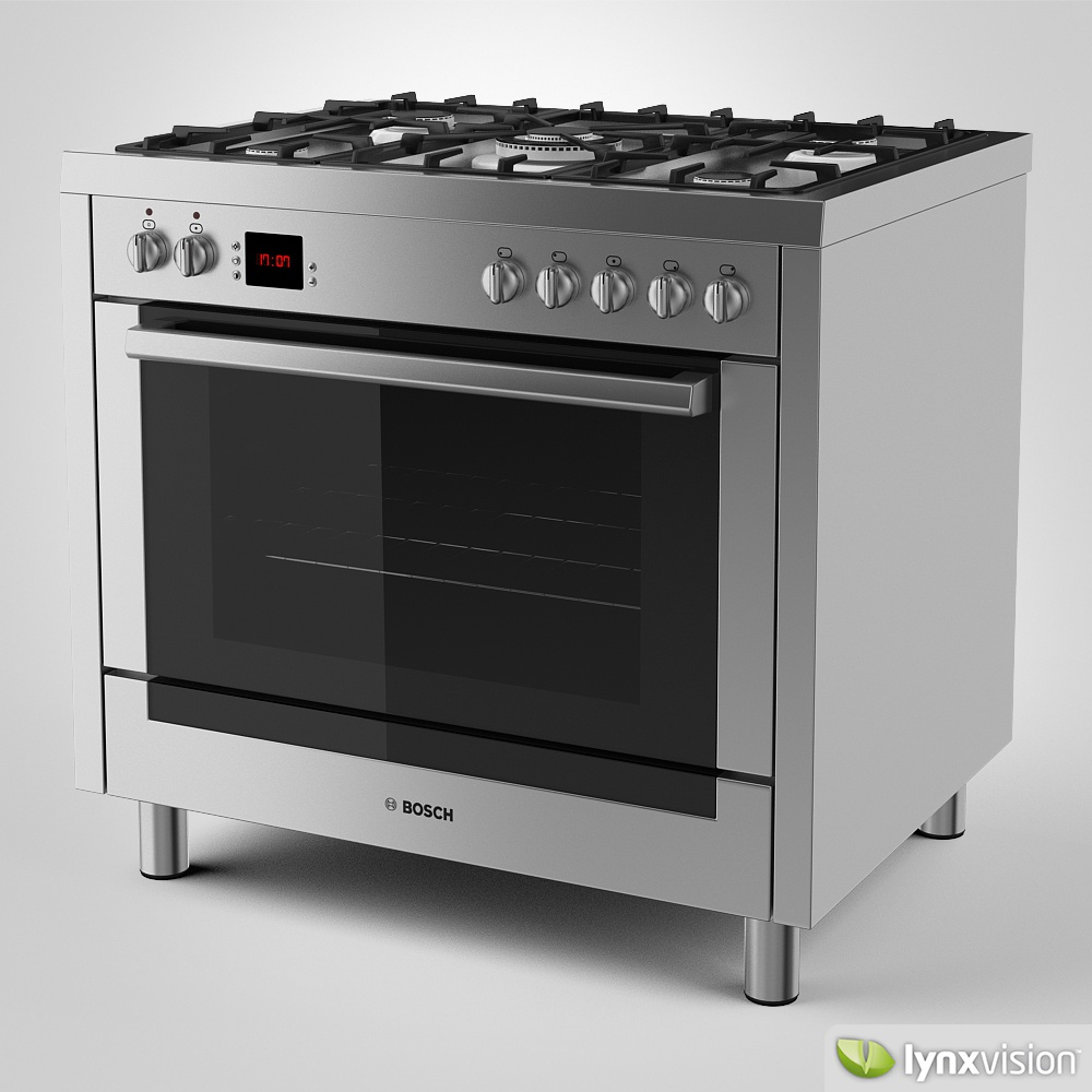 3d max bosch gas range cooker