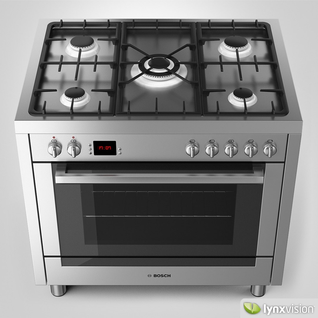 3d Max Bosch Gas Range Cooker