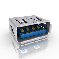 USB 3 Type A Female Connector
