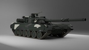 3D model T80 russian main battle tank