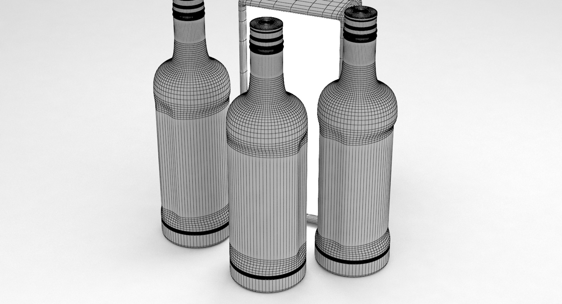 Vodka Bottle 3D Model - TurboSquid 1252397