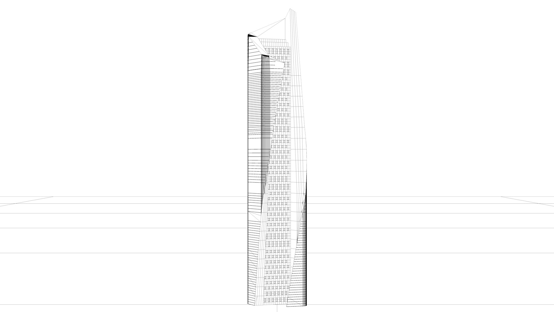 Al Hamra Tower 3D Model - TurboSquid 2352054