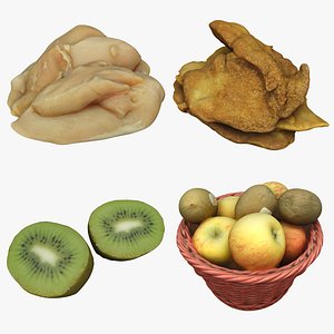 3D Food Collection 09 Mixed
