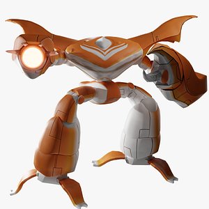 3D model Stylized Crab Robot