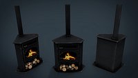 Corner Stove\