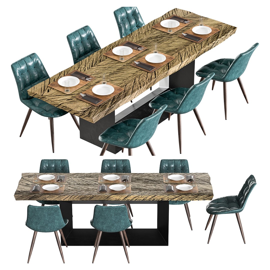 3D model set solid wood table https://p.turbosquid.com/ts-thumb/iW/bsIeBq/hjNnKwIY/ren1/jpg/1524943282/1920x1080/fit_q87/ccb758e6e68af53c42ee3d23d7f7b1ddb43cde3b/ren1.jpg