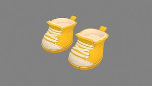 Cartoon baby shoes - yellow cotton-padded shoes