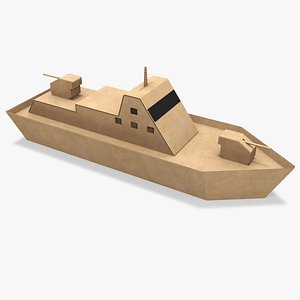 Cardboard Warship