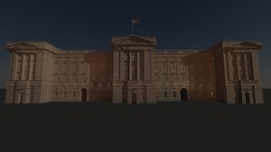 buckingham palace 3d max