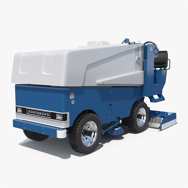 3D electric ice resurfacer machine