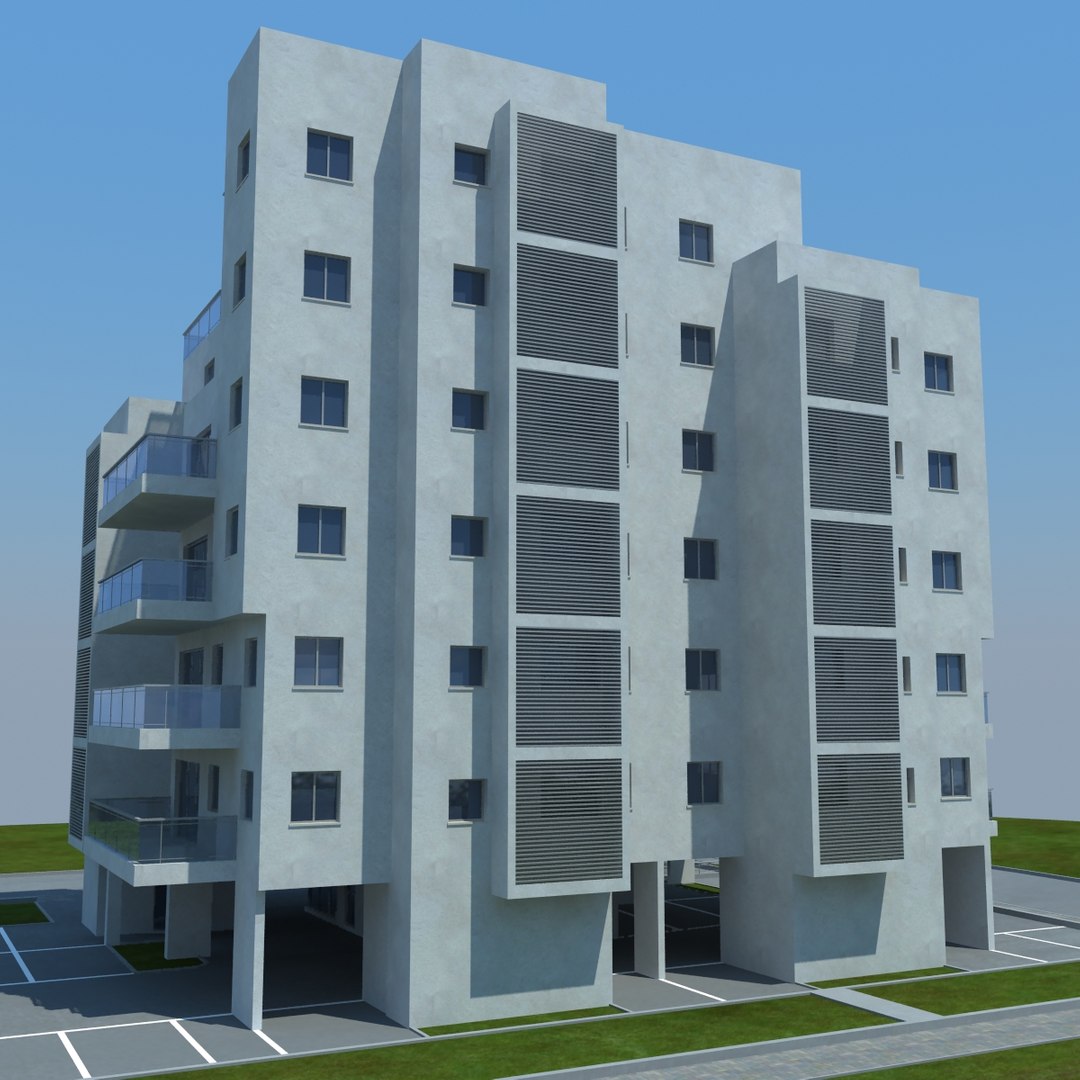3d Model Buildings 2 1