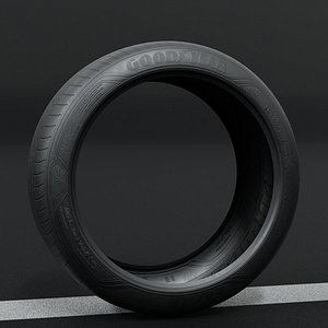 Good Year Lowpoly Tire 01