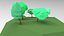 3D trees forest model