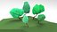 3D trees forest model