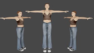 3D Model - Game Ready Female Character