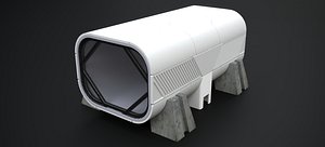3D SCI-FI RESEARCH BUILDING 2023