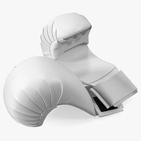 Sports Karate Gloves Lying White