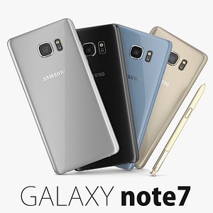 Samsung Galaxy Note 7 All Colors