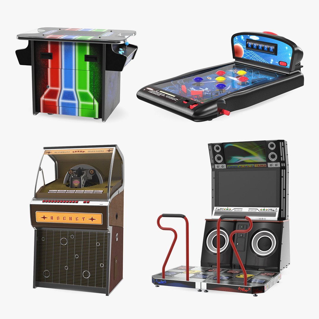 Arcade Games Collection 6 3D model preview