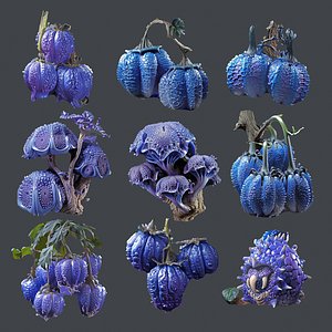 Alien Fruit Pack 9 3D model
