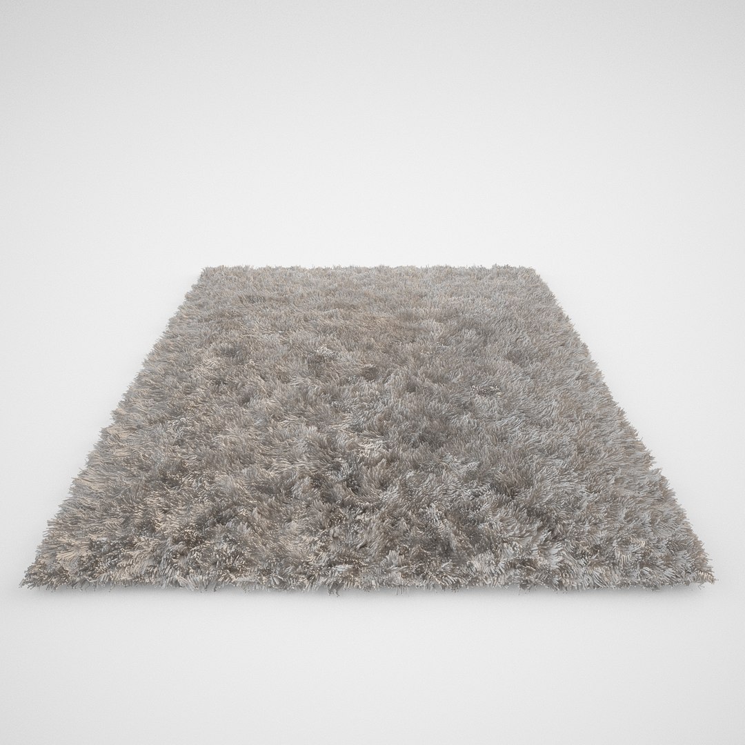 3d Model Carpet Set Rug Fur